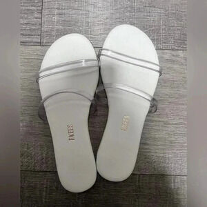 TKEES PVC Gemma Clear Sandals NEW